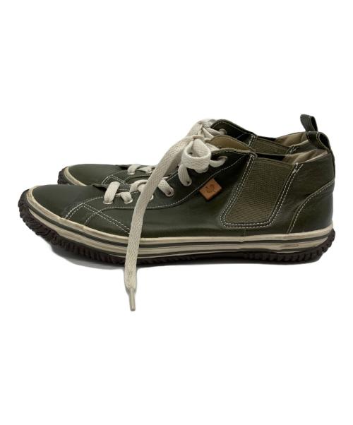 SPINGLE MOVE（スピングルムーヴ）SPINGLE MOVE (スピングルムーヴ) スニーカー グリーン×ホワイト サイズ:SIZE Mの古着・服飾アイテム