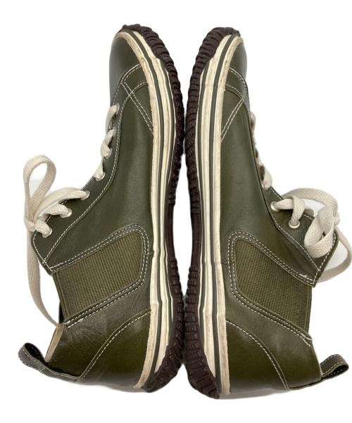 SPINGLE MOVE（スピングルムーヴ）SPINGLE MOVE (スピングルムーヴ) スニーカー グリーン×ホワイト サイズ:SIZE Mの古着・服飾アイテム