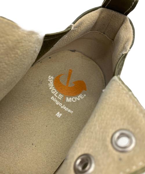 SPINGLE MOVE（スピングルムーヴ）SPINGLE MOVE (スピングルムーヴ) スニーカー グリーン×ホワイト サイズ:SIZE Mの古着・服飾アイテム