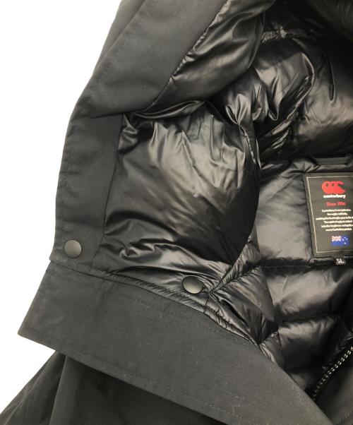 Canterbury（カンタベリー）Canterbury (カンタベリー) ダウンコート ブラック サイズ:5Lの古着・服飾アイテム