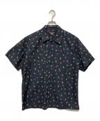 Sun Surfサンサーフ）の古着「半袖シャツ」｜ネイビー
