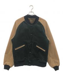 The Stevenson Overall Co.（スティーブンソン オーバーオールズ）の古着「ブルゾン」｜グリーン×ベージュ