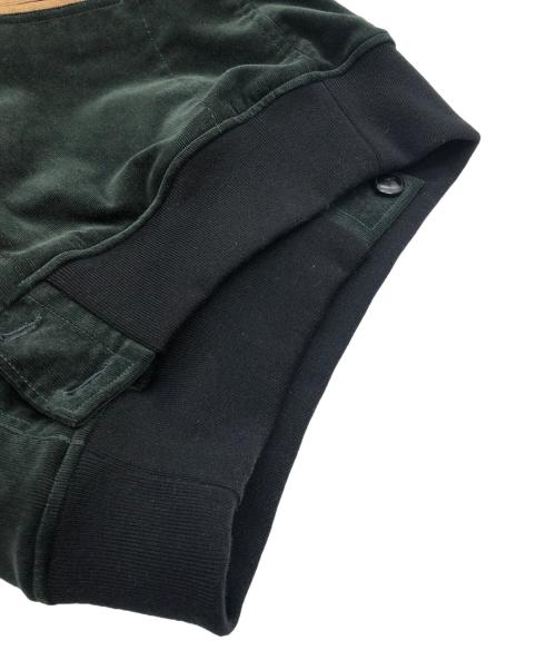 The Stevenson Overall Co.（スティーブンソン オーバーオールズ）The Stevenson Overall Co. (スティーブンソン オーバーオールズ) ブルゾン グリーン×ベージュ サイズ:42の古着・服飾アイテム