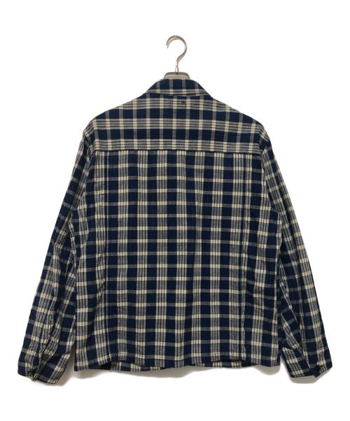 Sun Surf（サンサーフ）Sun Surf (サンサーフ) チェックジャケット ブルー×ホワイト サイズ:不明の古着・服飾アイテム