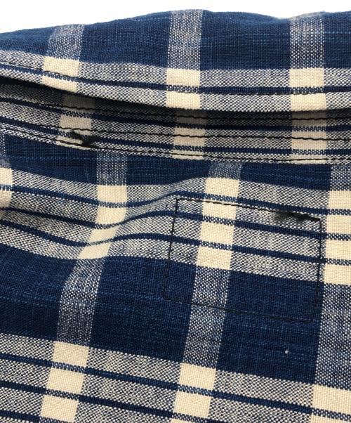 Sun Surf（サンサーフ）Sun Surf (サンサーフ) チェックジャケット ブルー×ホワイト サイズ:不明の古着・服飾アイテム