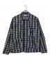 Sun Surf（サンサーフ）の古着「チェックジャケット」｜ブルー×ホワイト