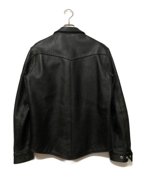 KADOYA（カドヤ）KADOYA (カドヤ) レザージャケット ブラック サイズ:Lの古着・服飾アイテム