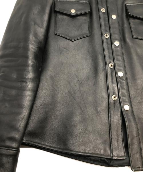 KADOYA（カドヤ）KADOYA (カドヤ) レザージャケット ブラック サイズ:Lの古着・服飾アイテム