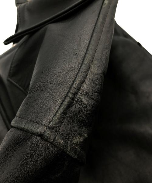 KADOYA（カドヤ）KADOYA (カドヤ) レザージャケット ブラック サイズ:Lの古着・服飾アイテム