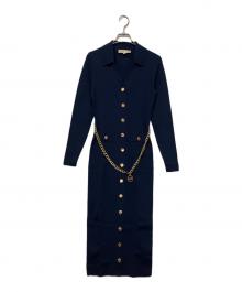 MICHAEL KORS（マイケル・コース）の古着「長袖ワンピース」｜ブルー