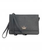 Kate Spadeケイトスペード）の古着「ショルダーポーチ」｜ブラック