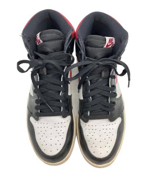 NIKE（ナイキ）NIKE (ナイキ) AIR JORDAN1 ブラック×ホワイト サイズ:28.5の古着・服飾アイテム