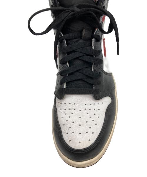 NIKE（ナイキ）NIKE (ナイキ) AIR JORDAN1 ブラック×ホワイト サイズ:28.5の古着・服飾アイテム