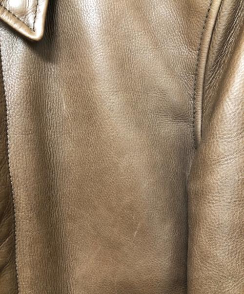 AVIREX（アヴィレックス）AVIREX (アヴィレックス) レザージャケット ブラウン サイズ:SIZE 38の古着・服飾アイテム