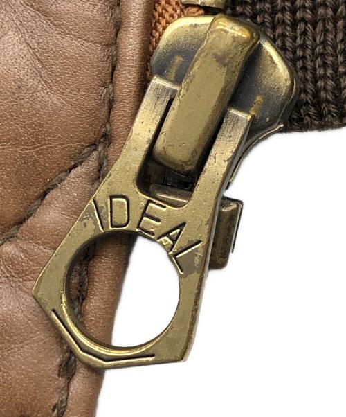 AVIREX（アヴィレックス）AVIREX (アヴィレックス) レザージャケット ブラウン サイズ:SIZE 38の古着・服飾アイテム