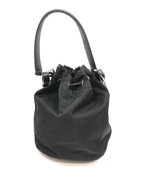 STELLA McCARTNEY（ステラマッカートニー）STELLA McCARTNEY (ステラマッカートニー) 巾着ショルダーバッグ ブラックの古着・服飾アイテム