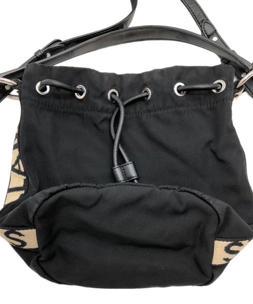 STELLA McCARTNEY（ステラマッカートニー）STELLA McCARTNEY (ステラマッカートニー) 巾着ショルダーバッグ ブラックの古着・服飾アイテム
