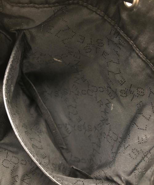 STELLA McCARTNEY（ステラマッカートニー）STELLA McCARTNEY (ステラマッカートニー) 巾着ショルダーバッグ ブラックの古着・服飾アイテム