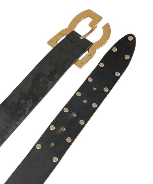 DOLCE&GABBANA（ドルチェアンドガッバーナ）DOLCE&GABBANA (ドルチェアンドガッバーナ) レザーベルト ブラックの古着・服飾アイテム