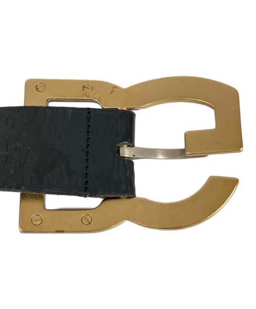 DOLCE&GABBANA（ドルチェアンドガッバーナ）DOLCE&GABBANA (ドルチェアンドガッバーナ) レザーベルト ブラックの古着・服飾アイテム