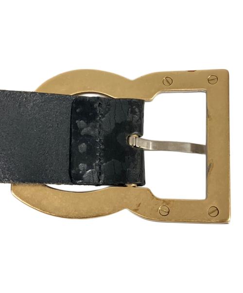 DOLCE&GABBANA（ドルチェアンドガッバーナ）DOLCE&GABBANA (ドルチェアンドガッバーナ) レザーベルト ブラックの古着・服飾アイテム