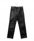 Schottショット）の古着「レザーパンツ」｜ブラック