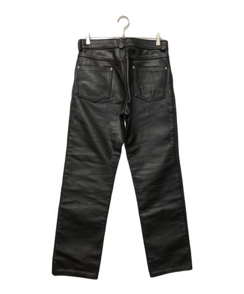 Schott（ショット）Schott (ショット) レザーパンツ ブラック サイズ:SIZE 32の古着・服飾アイテム