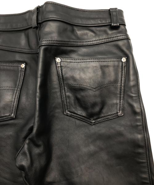 Schott（ショット）Schott (ショット) レザーパンツ ブラック サイズ:SIZE 32の古着・服飾アイテム