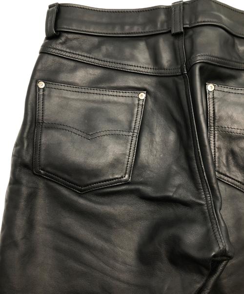 Schott（ショット）Schott (ショット) レザーパンツ ブラック サイズ:SIZE 32の古着・服飾アイテム