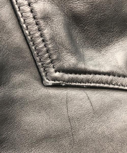 Schott（ショット）Schott (ショット) レザーパンツ ブラック サイズ:SIZE 32の古着・服飾アイテム