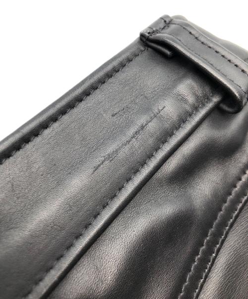 Schott（ショット）Schott (ショット) レザーパンツ ブラック サイズ:SIZE 32の古着・服飾アイテム