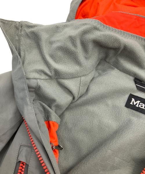 MARMOT（マーモット）Marmot (マーモット) ナイロンジャケット グレー×オレンジ サイズ:S/Pの古着・服飾アイテム