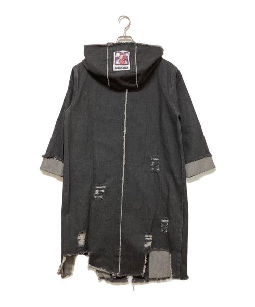 Aikha（アイカ）Aikha (アイカ) ジップコート ブラック サイズ:SMの古着・服飾アイテム