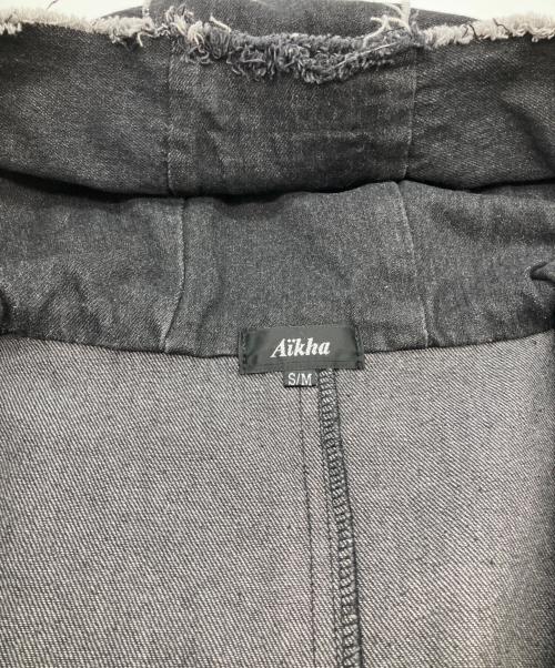 Aikha（アイカ）Aikha (アイカ) ジップコート ブラック サイズ:SMの古着・服飾アイテム