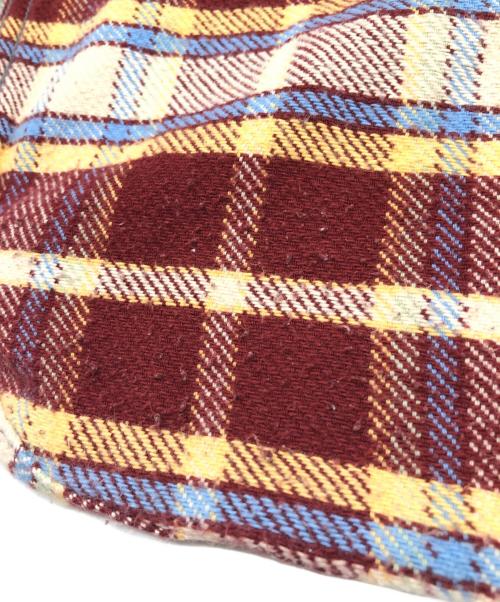 THE REAL McCOY'S（ザ・リアルマッコイズ）THE REAL McCOY'S (ザ・リアルマッコイズ) 長袖シャツ レッド×ベージュ サイズ:15の古着・服飾アイテム