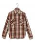 THE REAL McCOY'S（ザ・リアルマッコイズ）の古着「長袖シャツ」｜レッド×ベージュ