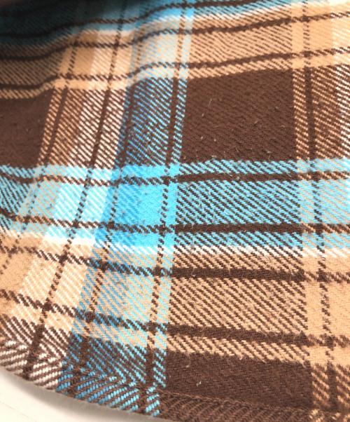 THE REAL McCOY'S（ザ・リアルマッコイズ）THE REAL McCOY'S (ザ・リアルマッコイズ) 長袖シャツ ブルー×ブラウン サイズ:15の古着・服飾アイテム