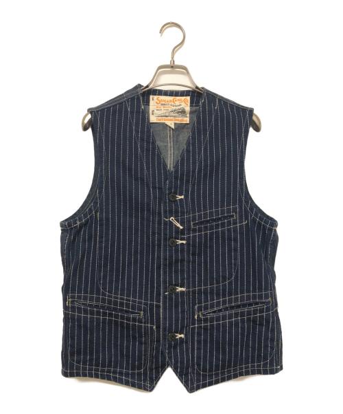 SUGAR CANE（シュガーケーン）SUGAR CANE (シュガーケーン) ジレ インディゴ サイズ:36の古着・服飾アイテム