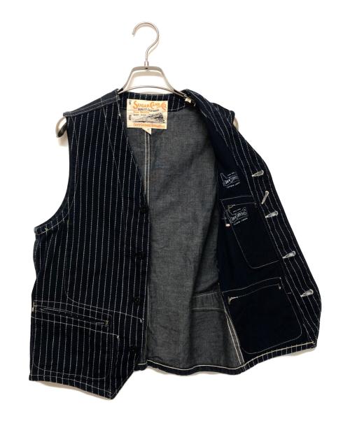 SUGAR CANE（シュガーケーン）SUGAR CANE (シュガーケーン) ジレ インディゴ サイズ:36の古着・服飾アイテム