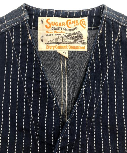SUGAR CANE（シュガーケーン）SUGAR CANE (シュガーケーン) ジレ インディゴ サイズ:36の古着・服飾アイテム