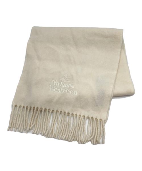 Vivienne Westwood（ヴィヴィアンウエストウッド）Vivienne Westwood (ヴィヴィアンウエストウッド) マフラー アイボリーの古着・服飾アイテム