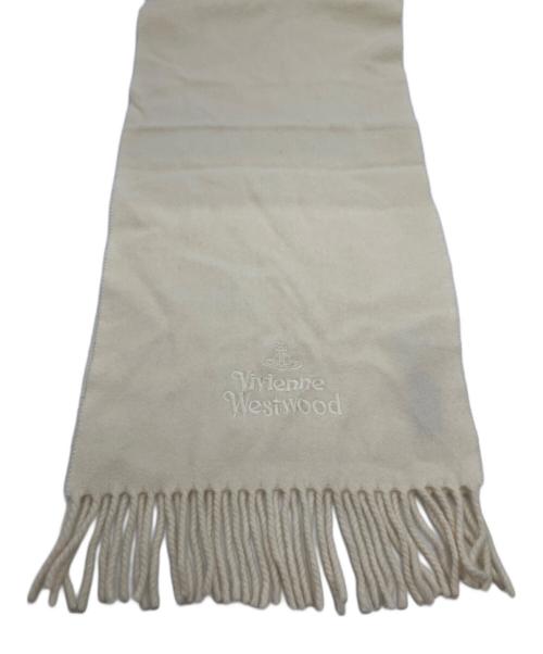 Vivienne Westwood（ヴィヴィアンウエストウッド）Vivienne Westwood (ヴィヴィアンウエストウッド) マフラー アイボリーの古着・服飾アイテム