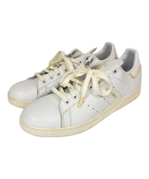 adidas（アディダス）adidas (アディダス) STANSMITH ホワイト×イエロー サイズ:27の古着・服飾アイテム