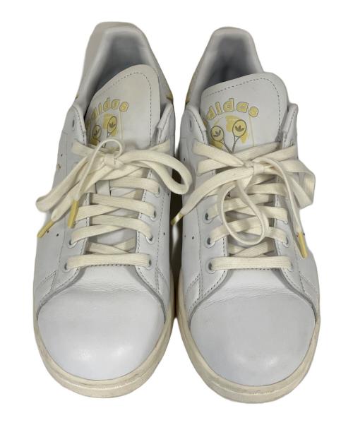 adidas（アディダス）adidas (アディダス) STANSMITH ホワイト×イエロー サイズ:27の古着・服飾アイテム