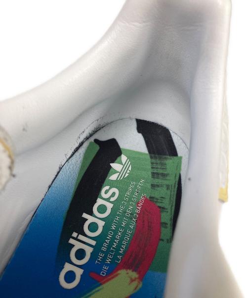 adidas（アディダス）adidas (アディダス) STANSMITH ホワイト×イエロー サイズ:27の古着・服飾アイテム