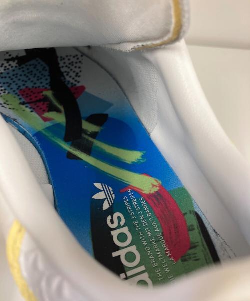 adidas（アディダス）adidas (アディダス) STANSMITH ホワイト×イエロー サイズ:27の古着・服飾アイテム