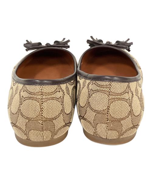 COACH（コーチ）COACH (コーチ) パンプス ブラウン サイズ:23.5の古着・服飾アイテム