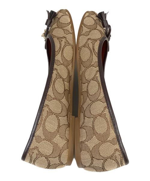 COACH（コーチ）COACH (コーチ) パンプス ブラウン サイズ:23.5の古着・服飾アイテム