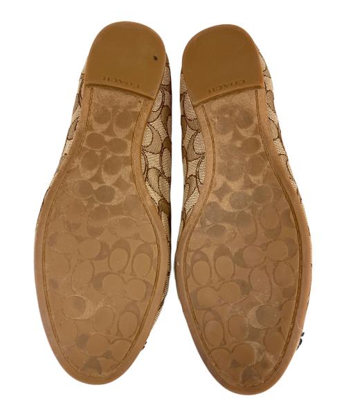 COACH（コーチ）COACH (コーチ) パンプス ブラウン サイズ:23.5の古着・服飾アイテム