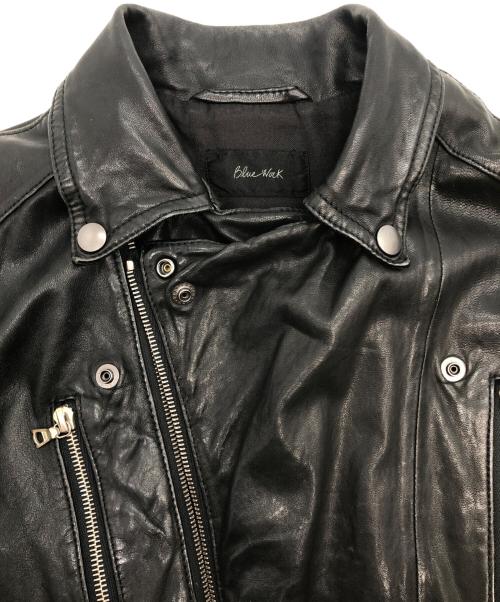 BLUE WORK（ブルーワーク）BLUE WORK (ブルーワーク) レザージャケット ブラック サイズ:SIZE 1の古着・服飾アイテム